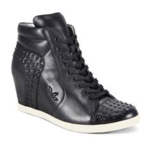 Koolaburra Leather Sneaker Wedge
